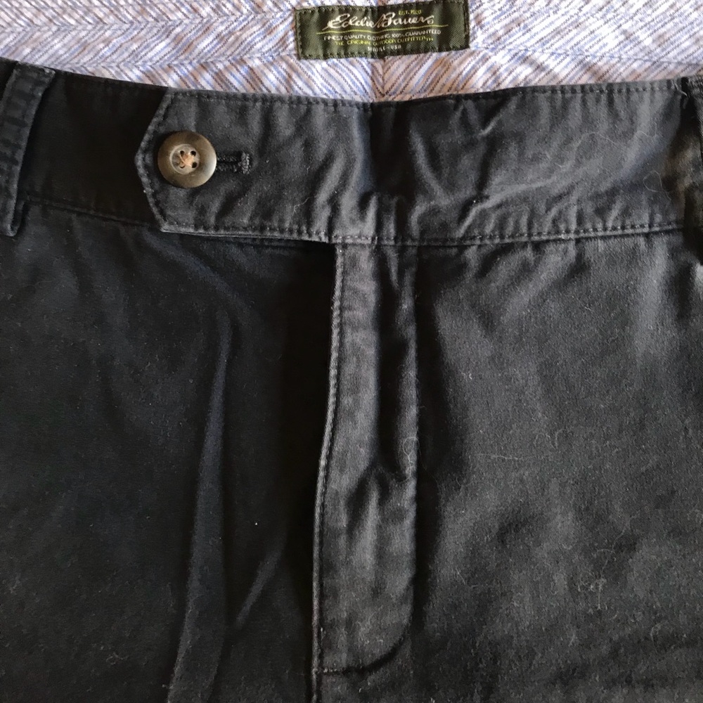 Eddie Baurer Cropped Black slacks